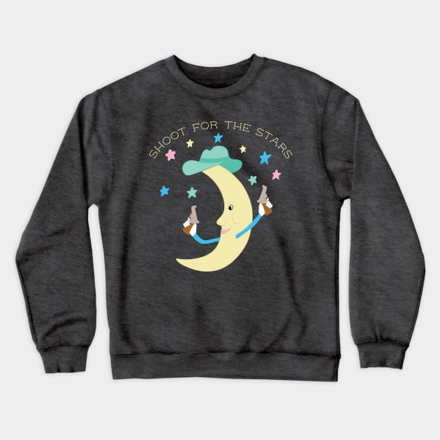 Shoot for the Stars Crewneck Sweatshirt by Alissa Carin